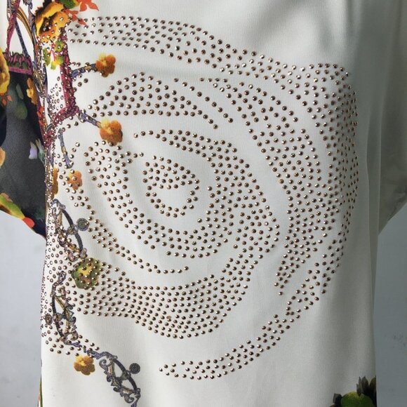 Vinatge Anna Sui Y2K Mini Floral Dress Size Small - Picture 4 of 16